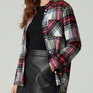 Aerie Multi-Color Flannel Shirt- Small